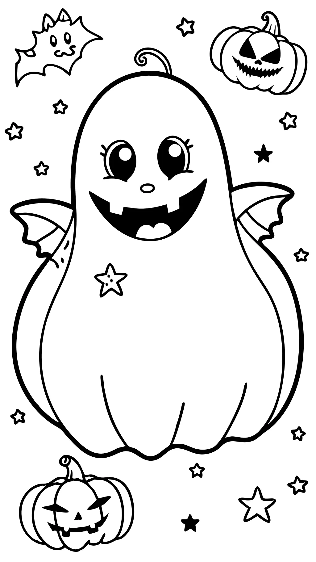 ghost coloring pages printable